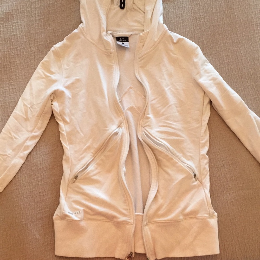 Nike white jacket